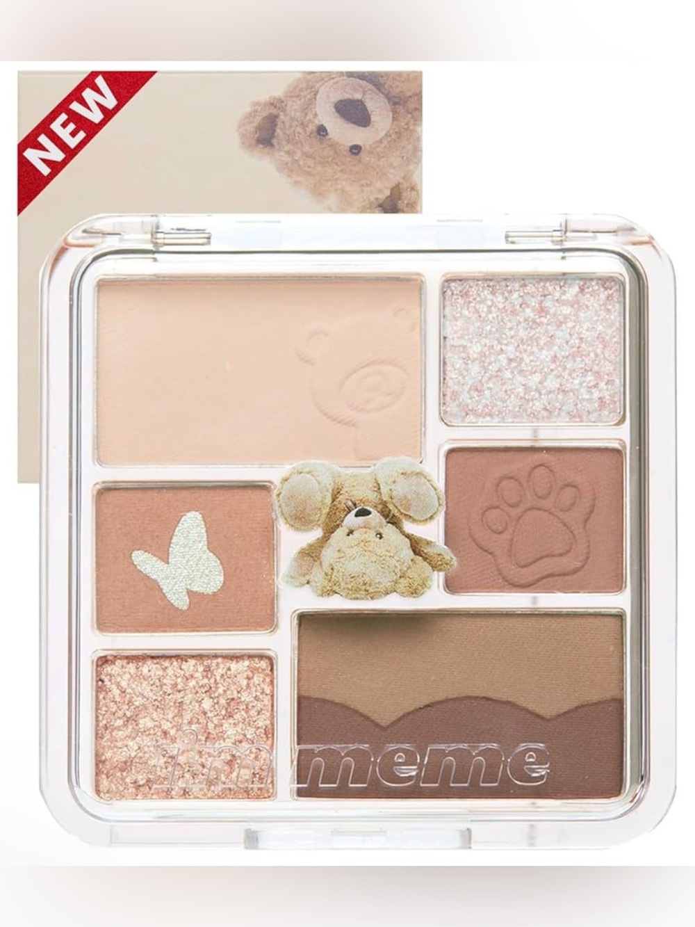 Meme neutral beige & brown eyeshadow palette